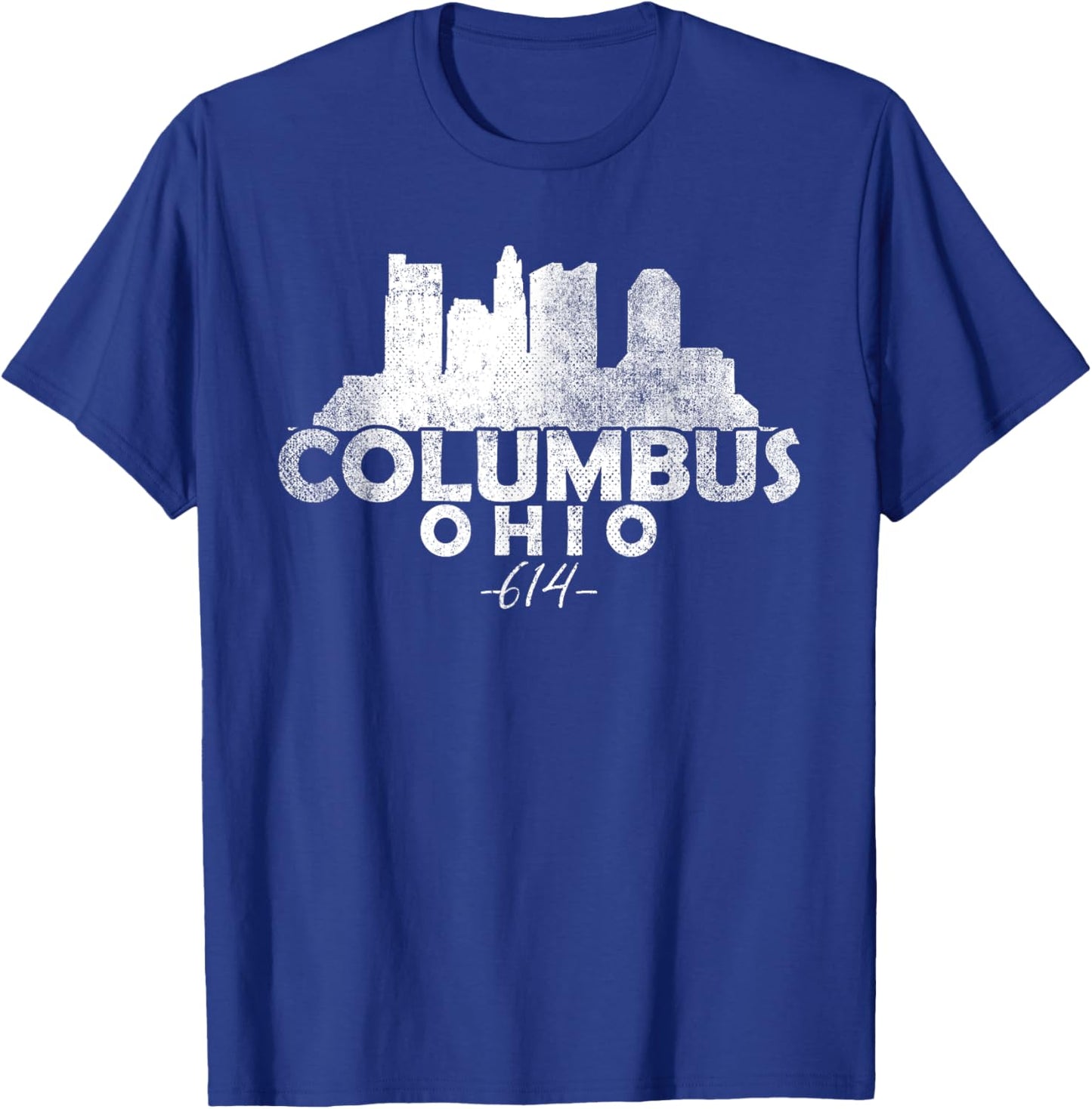 Columbus Ohio OH | skyline T-Shirt - T-Shirt | Royal