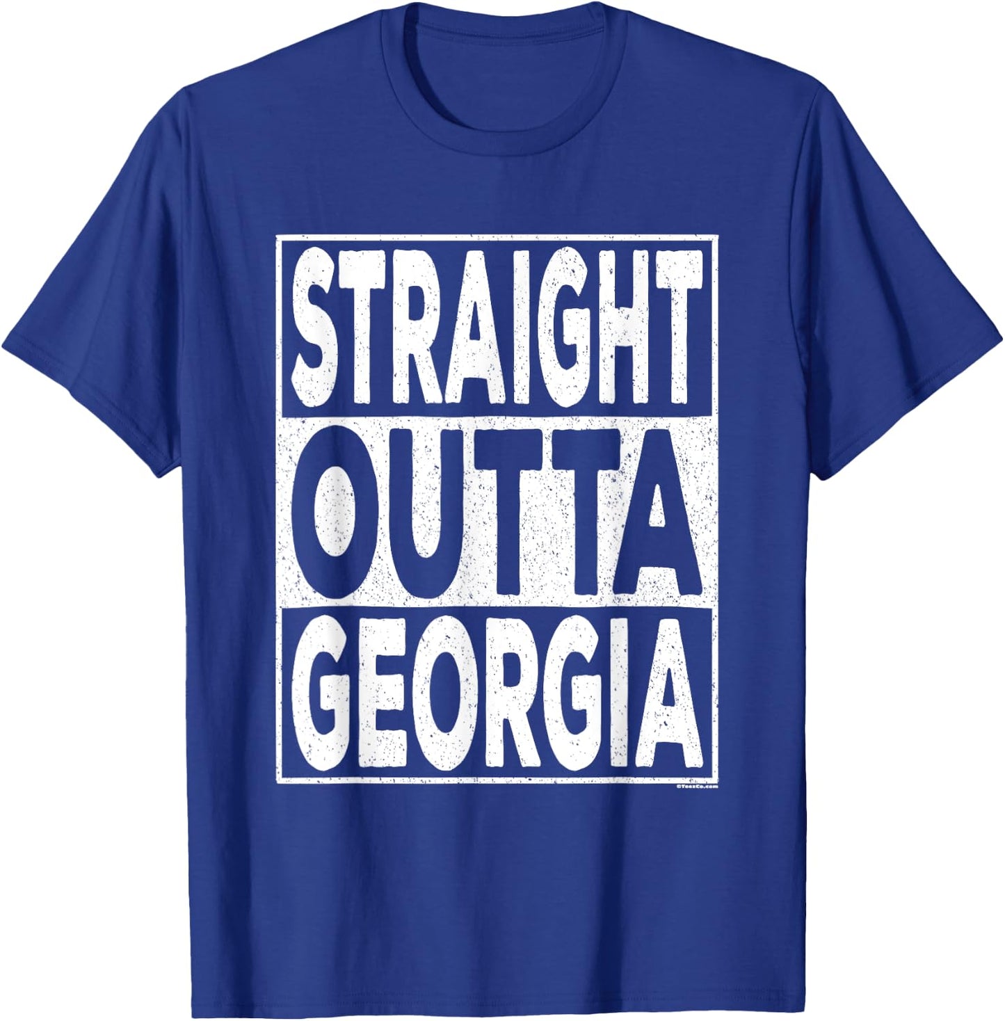 Straight Outta Georgia T-Shirt - T-Shirt | Royal