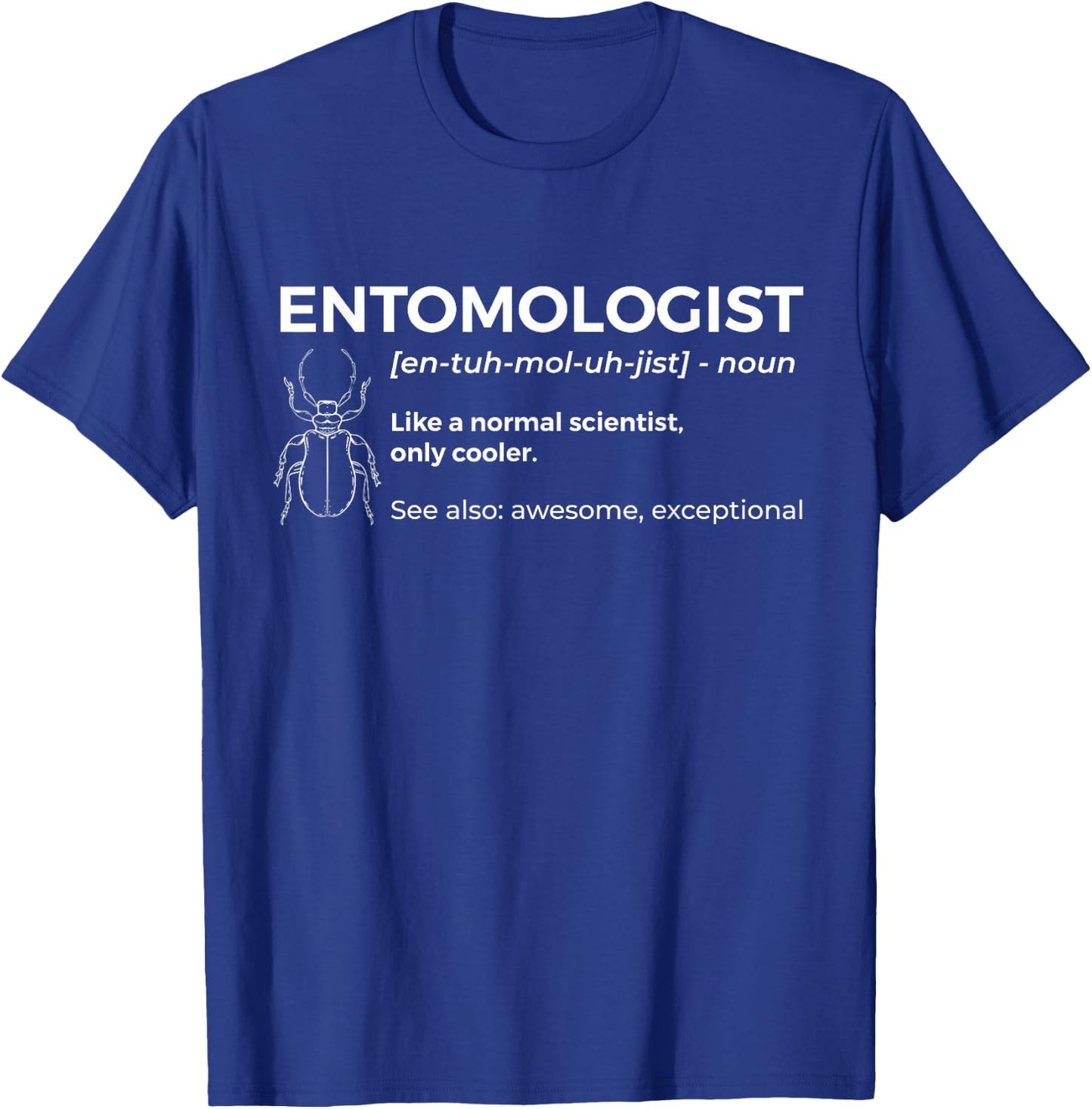 Entomologist Definition - Entomology Insect Collector Small T-Shirt - T-Shirt | Royal