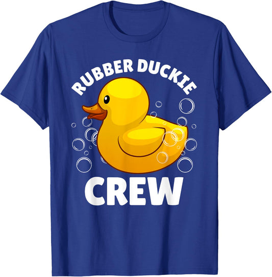 Best Rubber Duck Art Women Kids Rubber Duckie Crew T-Shirt - T-Shirt | Royal