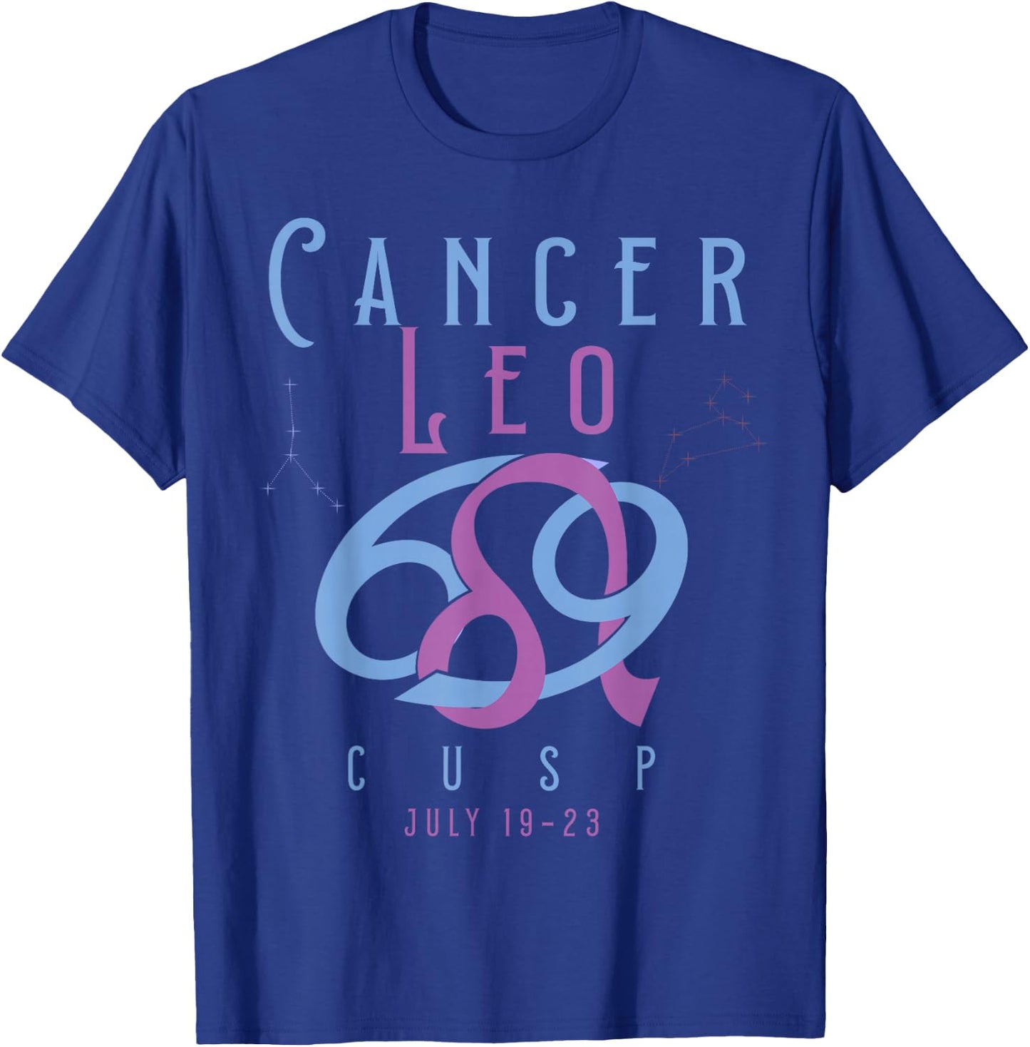Cancer Leo Cusp Symbol Astrology Zodiac Sign Horoscope T-Shirt - T-Shirt | Royal