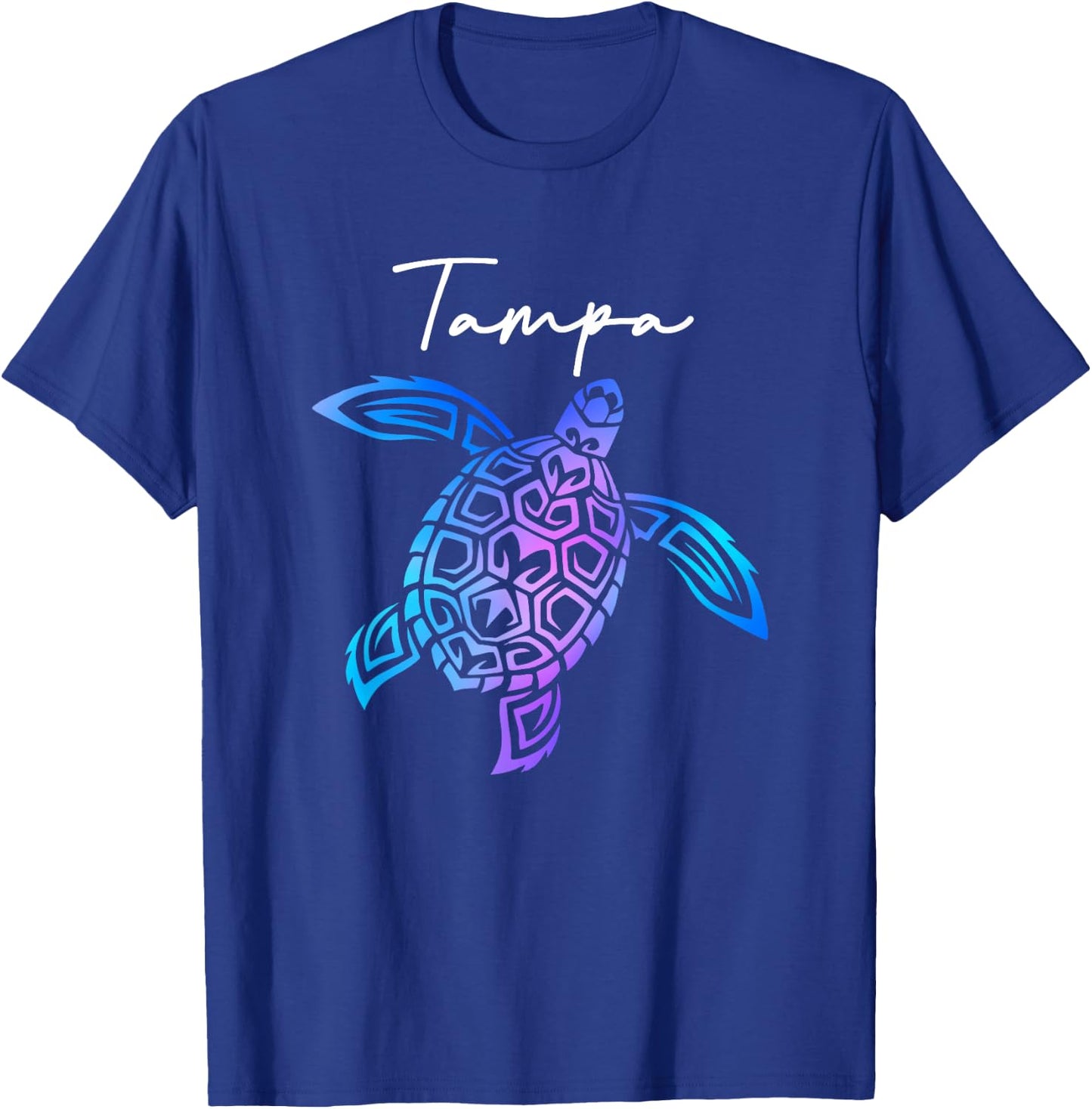 Tampa Bay Florida Sea Turtle Vacation Souvenir Boys Girls T-Shirt - T-Shirt | Royal