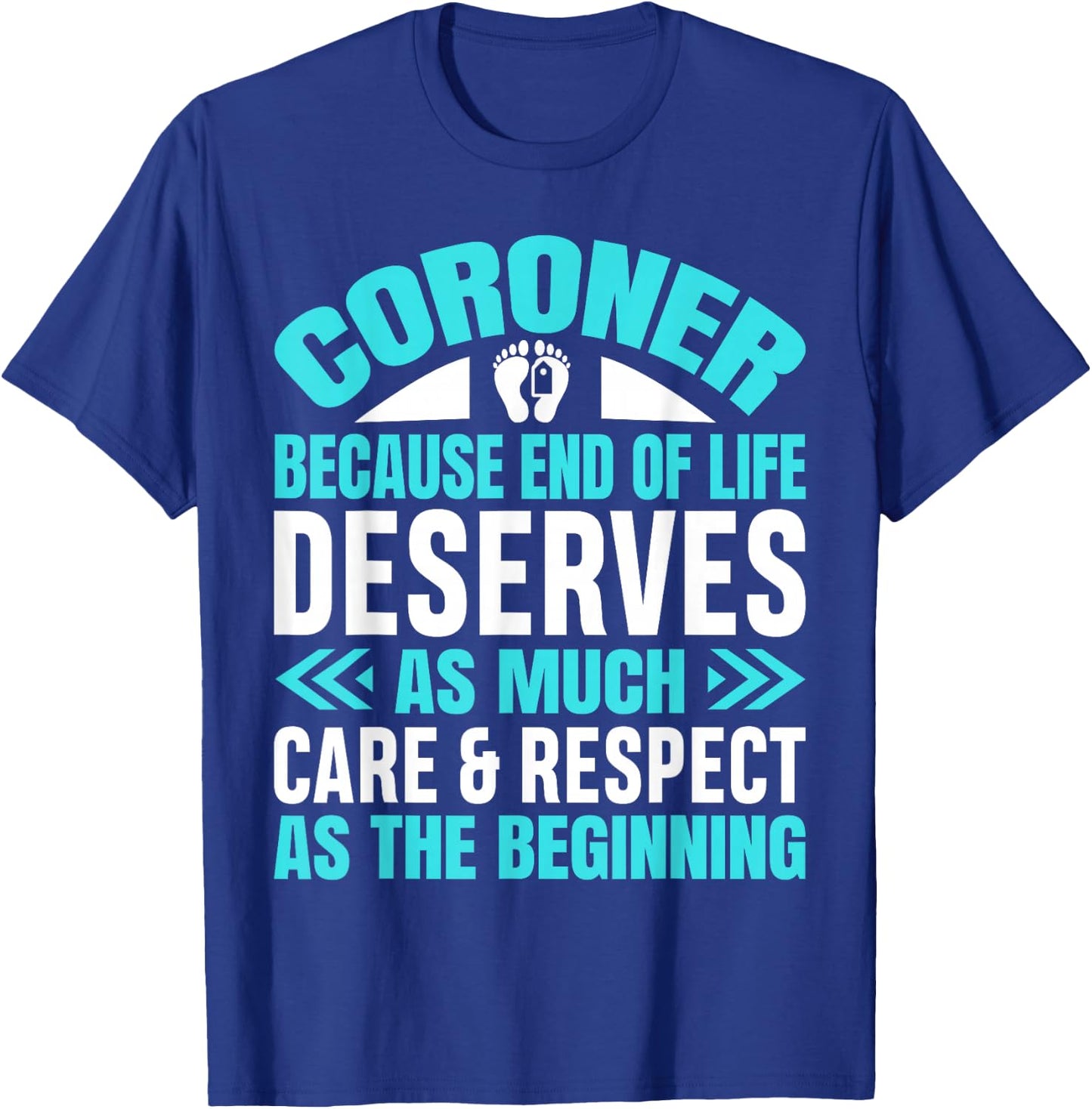 Coroner Forensic Scientist Autopsy Medical Examiner Coroner T-Shirt - T-Shirt | Royal