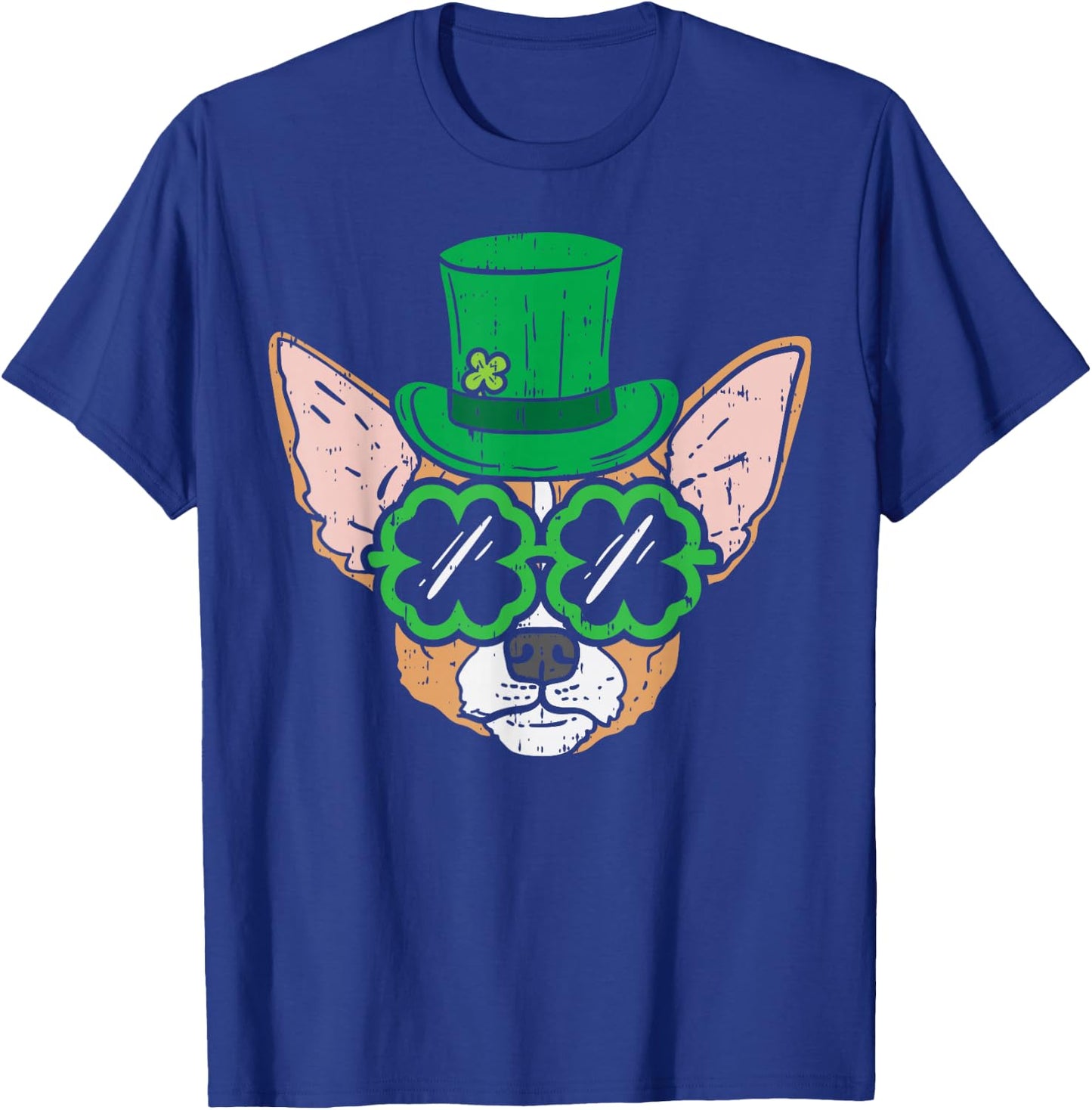 Irish Chihuahua Mexican Dog Owner Funny St Patricks Day Gift T-Shirt - T-Shirt | Royal