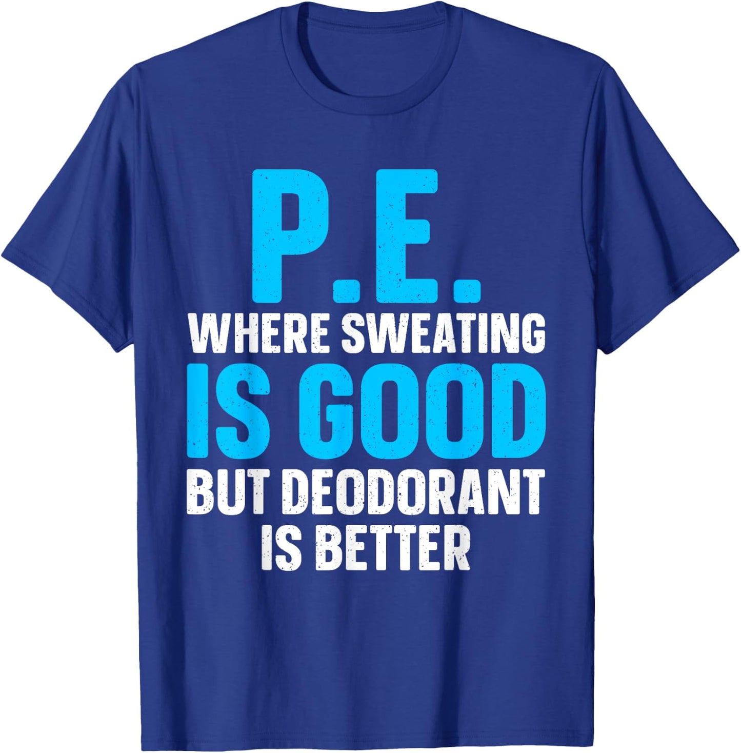 Cool PE Teacher Art Women Physical Education Teacher T-Shirt - T-Shirt | Royal