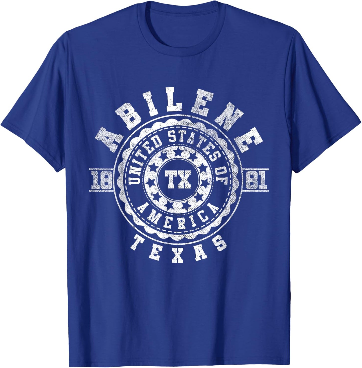 Abilene TX | Texas | Vintage City Apparels T-Shirt - T-Shirt | Royal