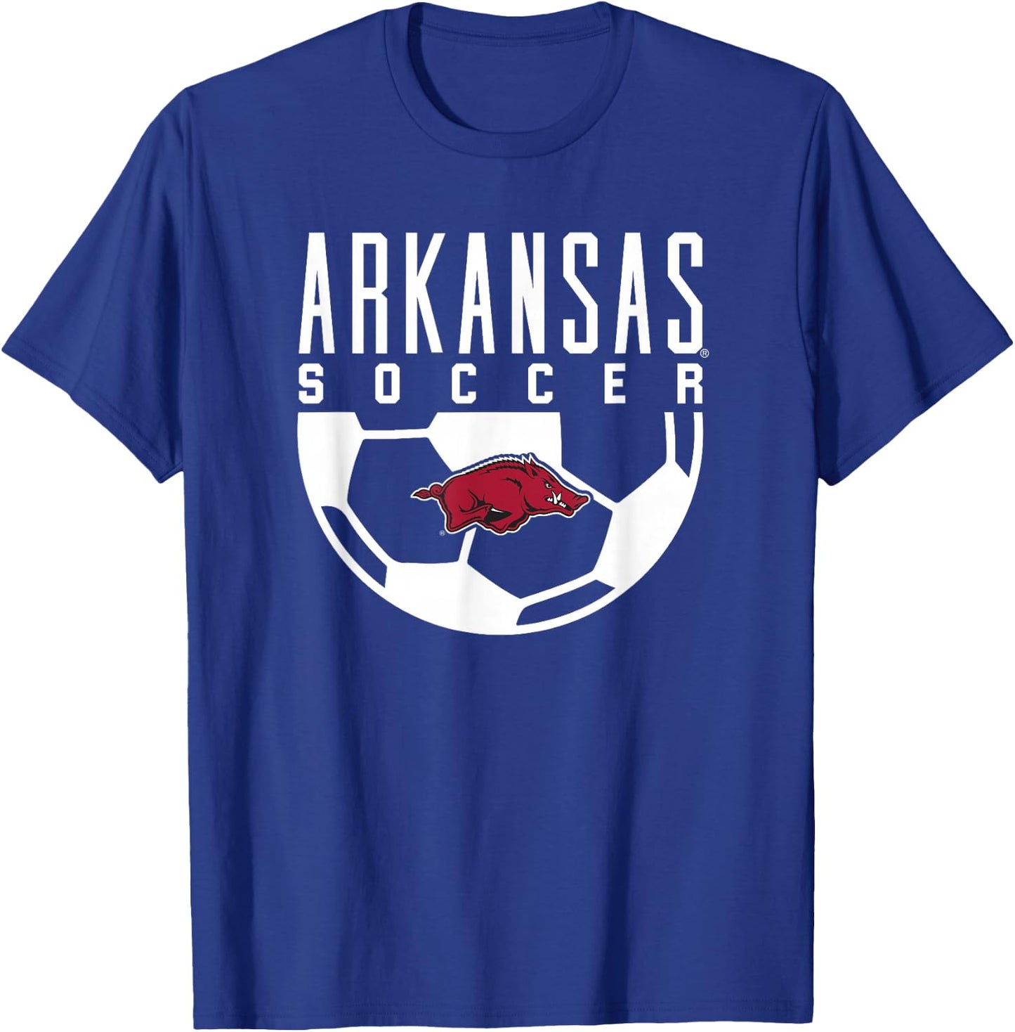 University of Arkansas Razorbacks Soccer T-Shirt - T-Shirt | Royal