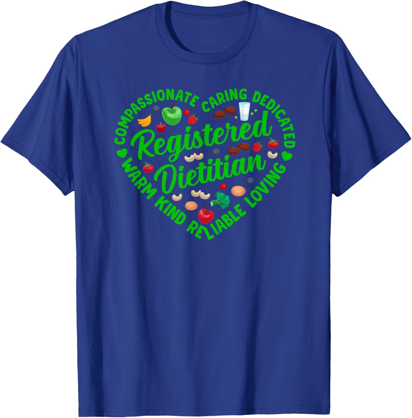 Registered Dietitian Nutritionist Dietary Expert T-Shirt - T-Shirt | Royal