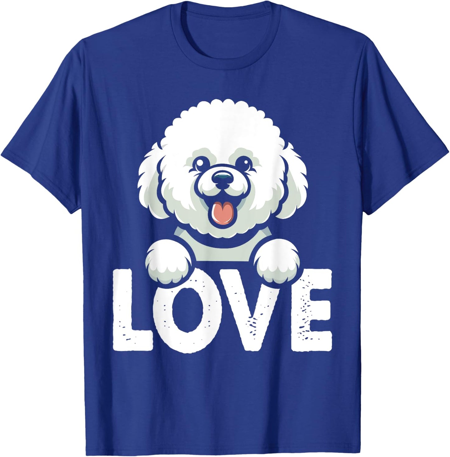 I Love My Bichons Frise Dog Lover T-Shirt - T-Shirt | Royal