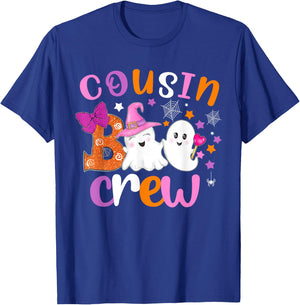 Cousin Boo crew Halloween matching shirts Halloween cousin T-Shirt - T-Shirt | Royal