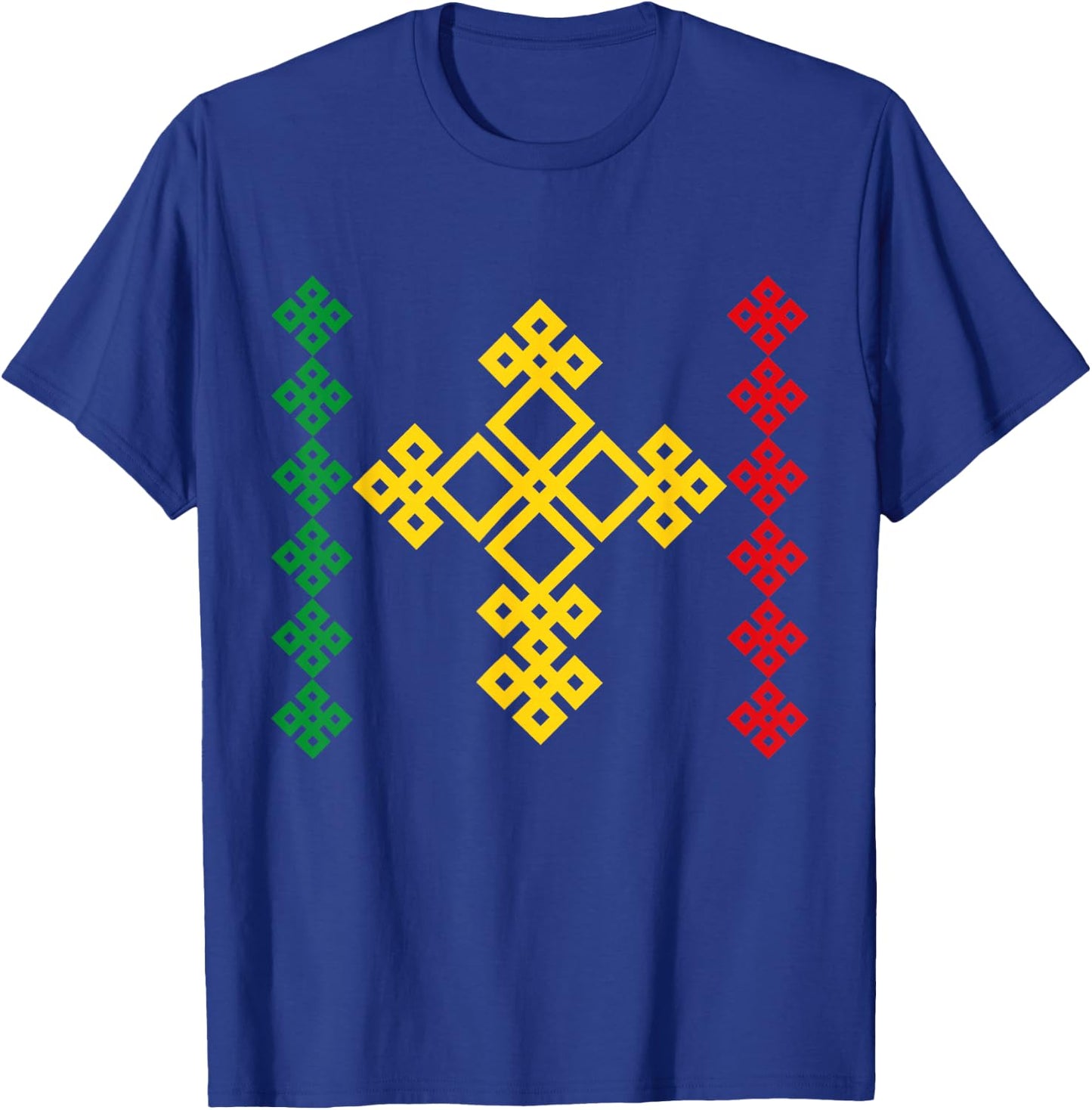 Ethiopian Cross Ethiopia T-Shirt - T-Shirt | Royal