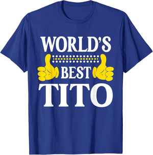 World's Best Tito Personal Name First Name Funny Tito T-Shirt - T-Shirt | Royal