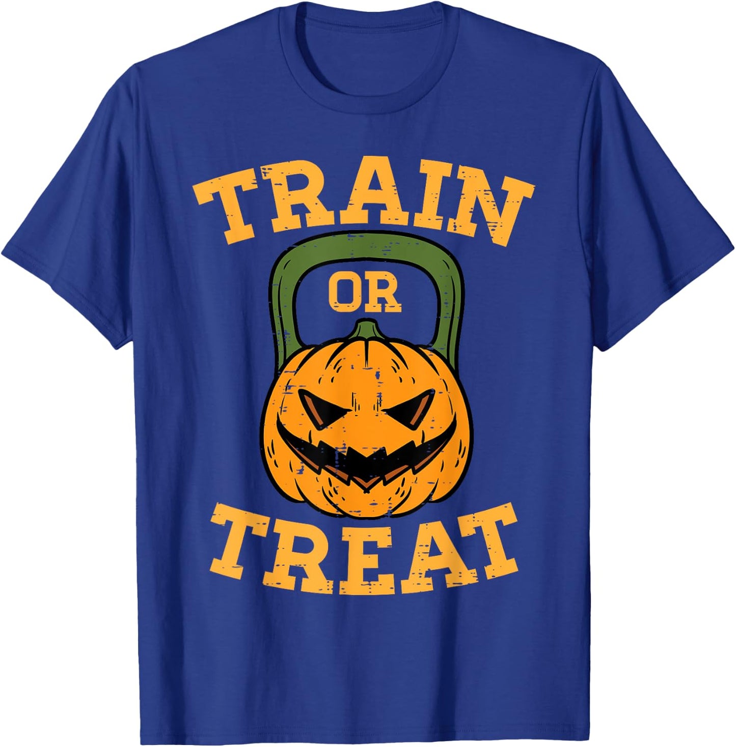 Halloween Gym Train or Treat Workout Costume Men Women Kids T-Shirt - T-Shirt | Royal