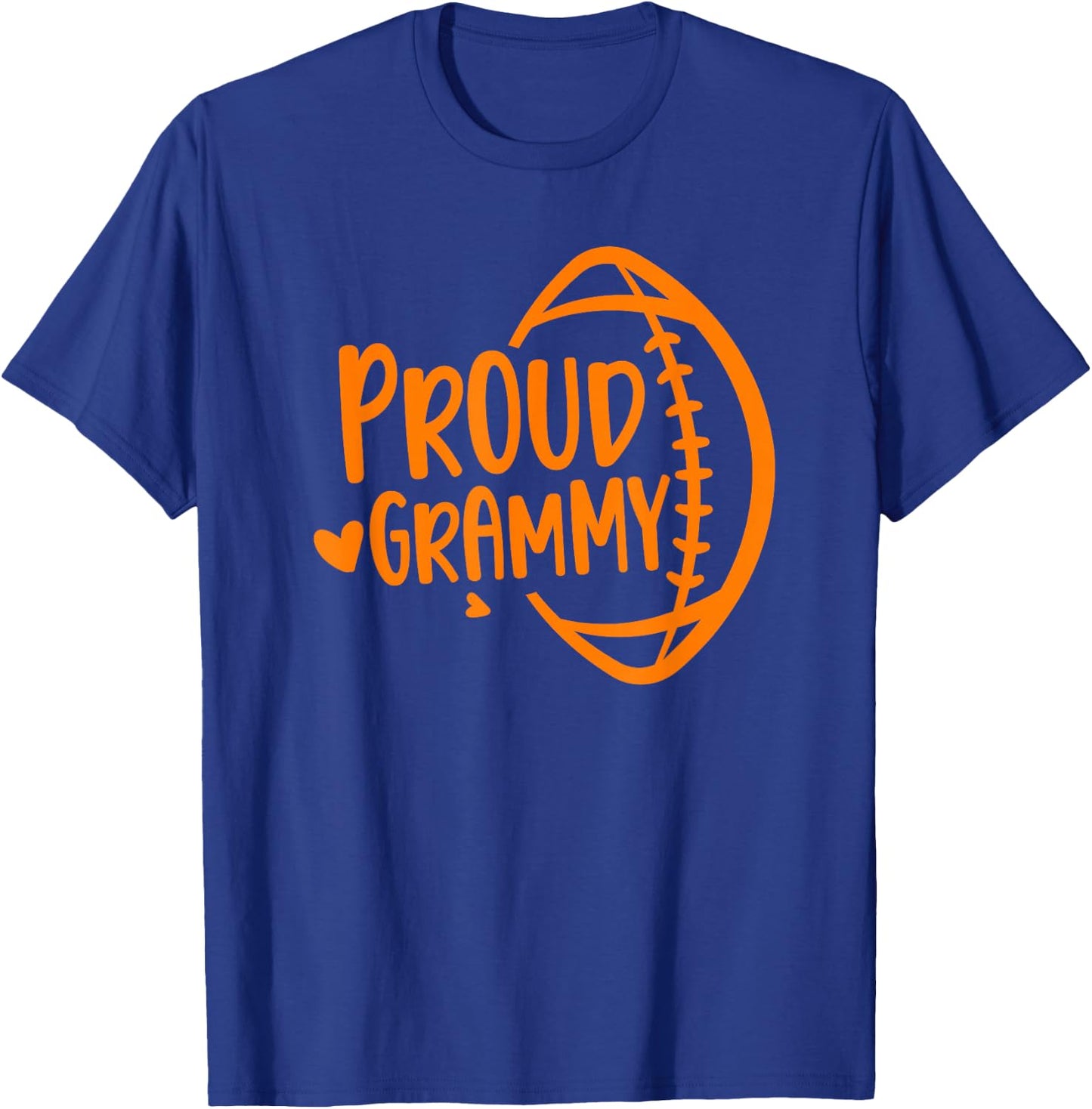 Proud Grammy Of A Football Player Football Grammy Grandma T-Shirt - T-Shirt | Royal