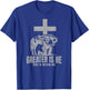 Cowboy Kneeling At Cross Greater Is He Western Jesus Faith T-Shirt - T-Shirt | Royal