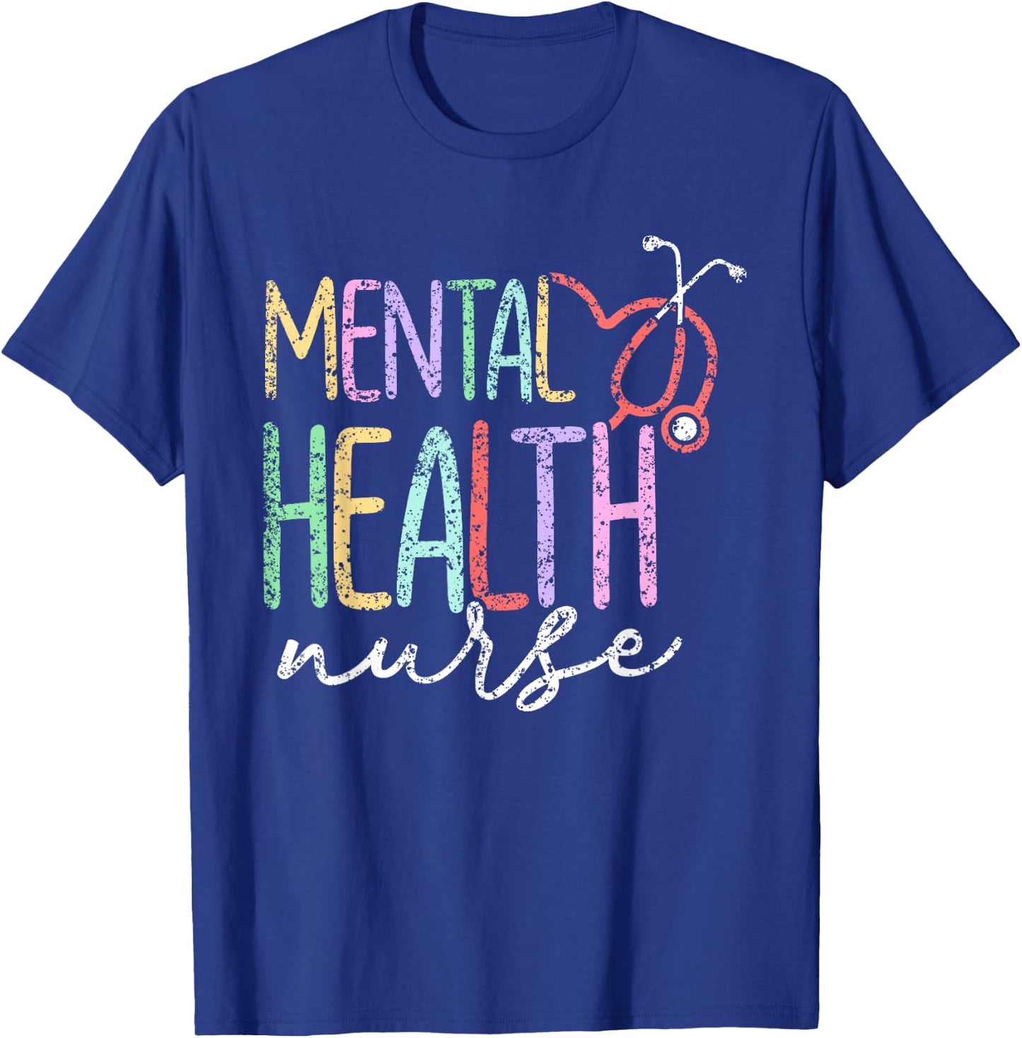 Psychiatric Nurse Psych Nurse Mental Health Women's Classic Fit Black Short Sleeve - Small T-Shirt - T-Shirt | Royal