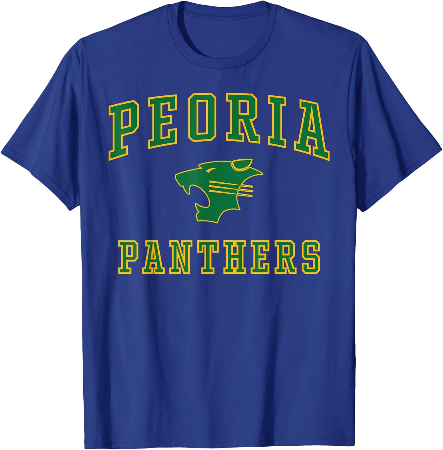 Peoria High School Panthers C1 T-Shirt - T-Shirt | Royal