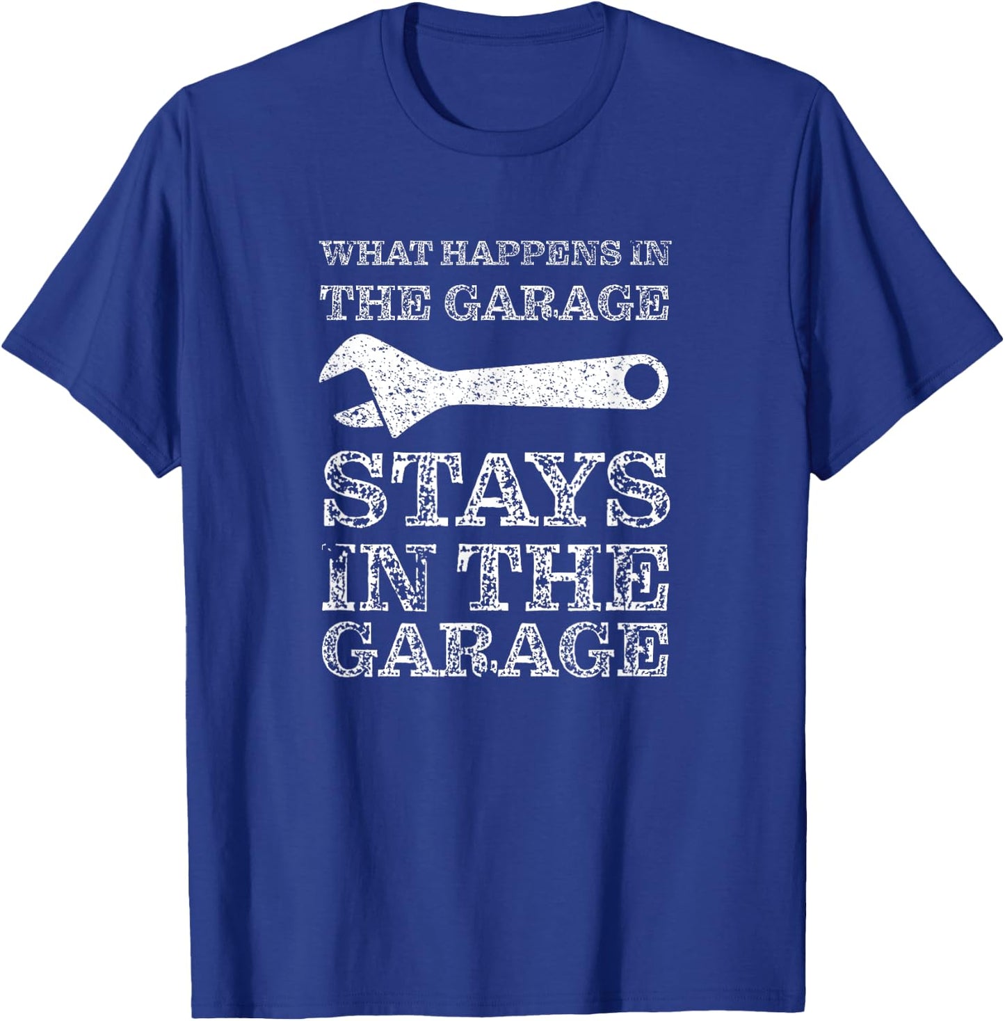 Garage - Auto Car Mechanic Motorcycle Handyman Funny T-Shirt - T-Shirt | Royal