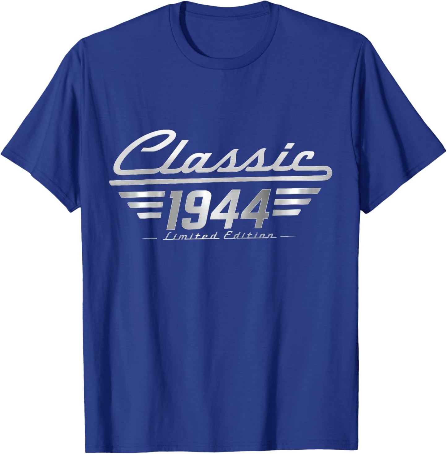 Classic 1944 Limited Edition Vintage Car Birthday T-Shirt - T-Shirt | Royal
