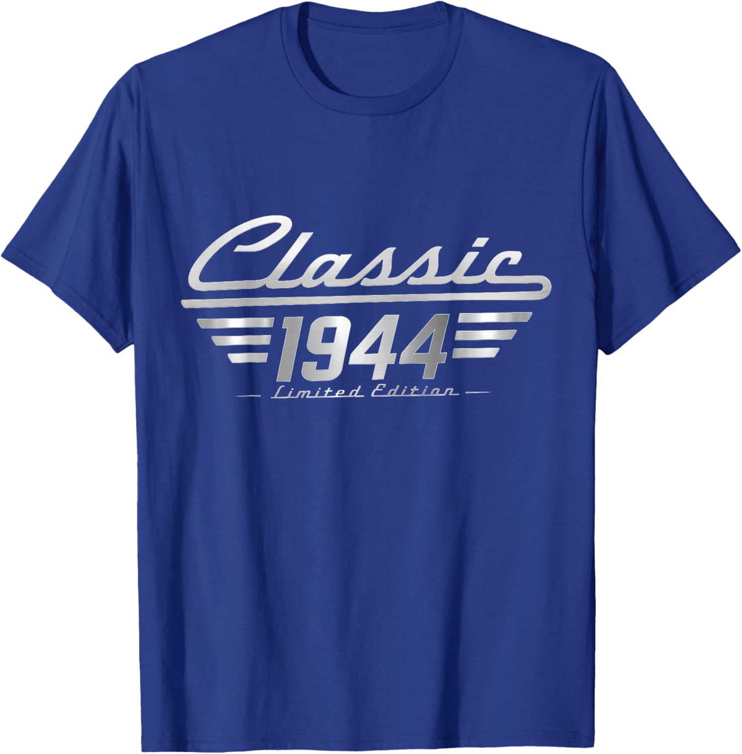 Classic 1944 Limited Edition Vintage Car Birthday T-Shirt - T-Shirt | Royal