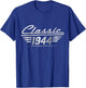 Classic 1944 Limited Edition Vintage Car Birthday T-Shirt - T-Shirt | Royal