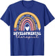 Developmental Therapist Rainbow Early Intervention Therapist T-Shirt - T-Shirt | Royal