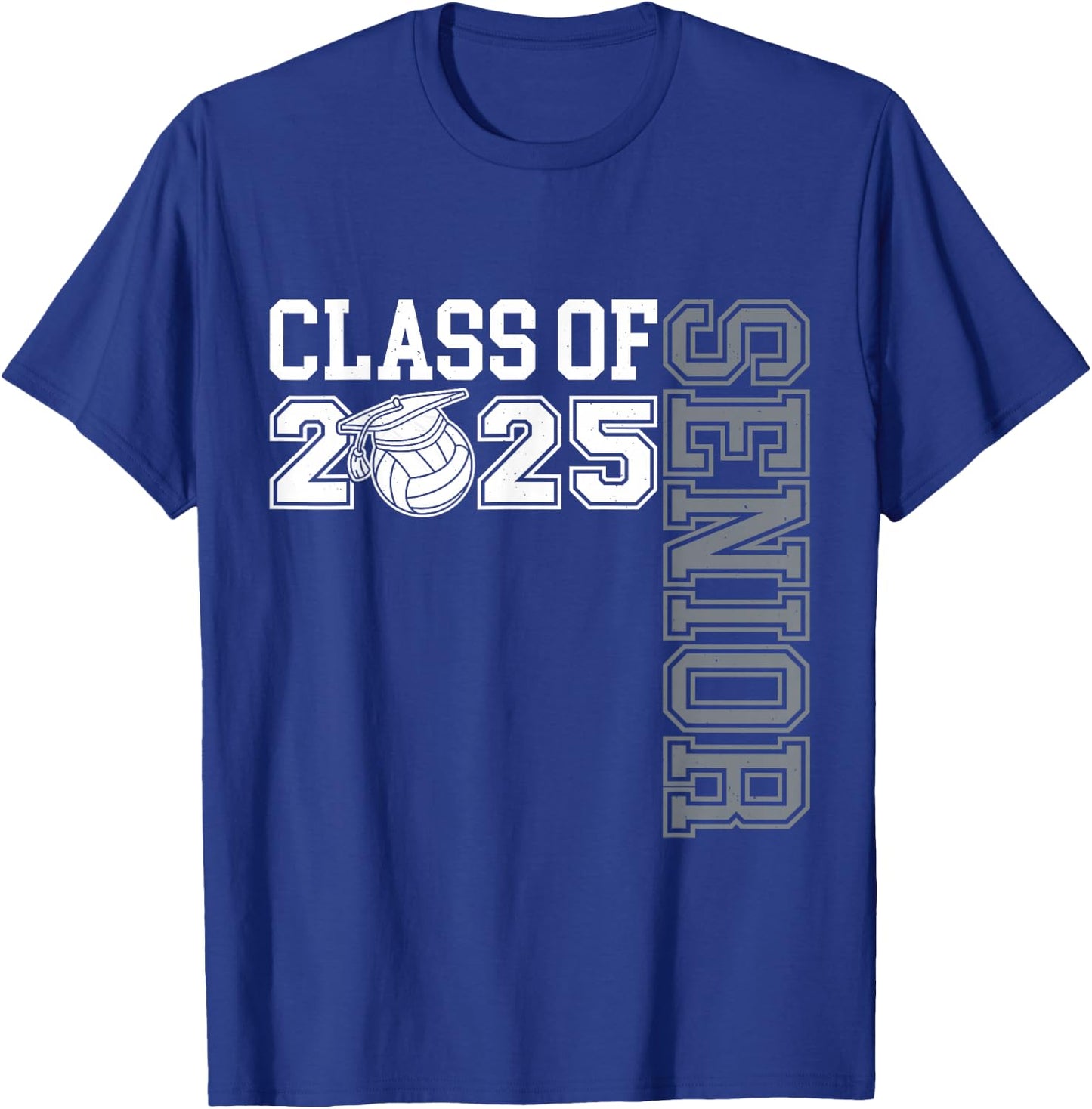 Class of 2025 Volleyball Senior Night T-Shirt - T-Shirt | Royal