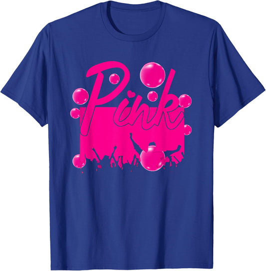 Retro Pink Personalized Name Pink Women Kids Meme T-Shirt - T-Shirt | Royal