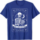 Skeleton The Crocheter Tarot Card Knitter Crochet Lover T-Shirt - T-Shirt | Royal