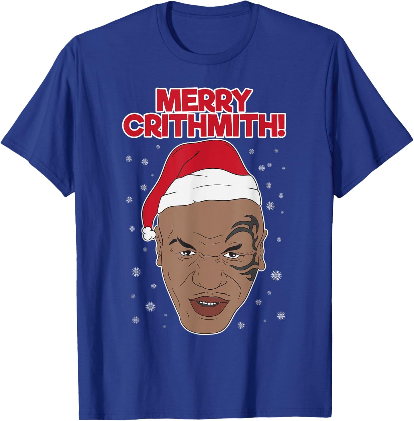 Funny Merry Chrithmith Tyson Merry Christmas T-Shirt - T-Shirt | Royal