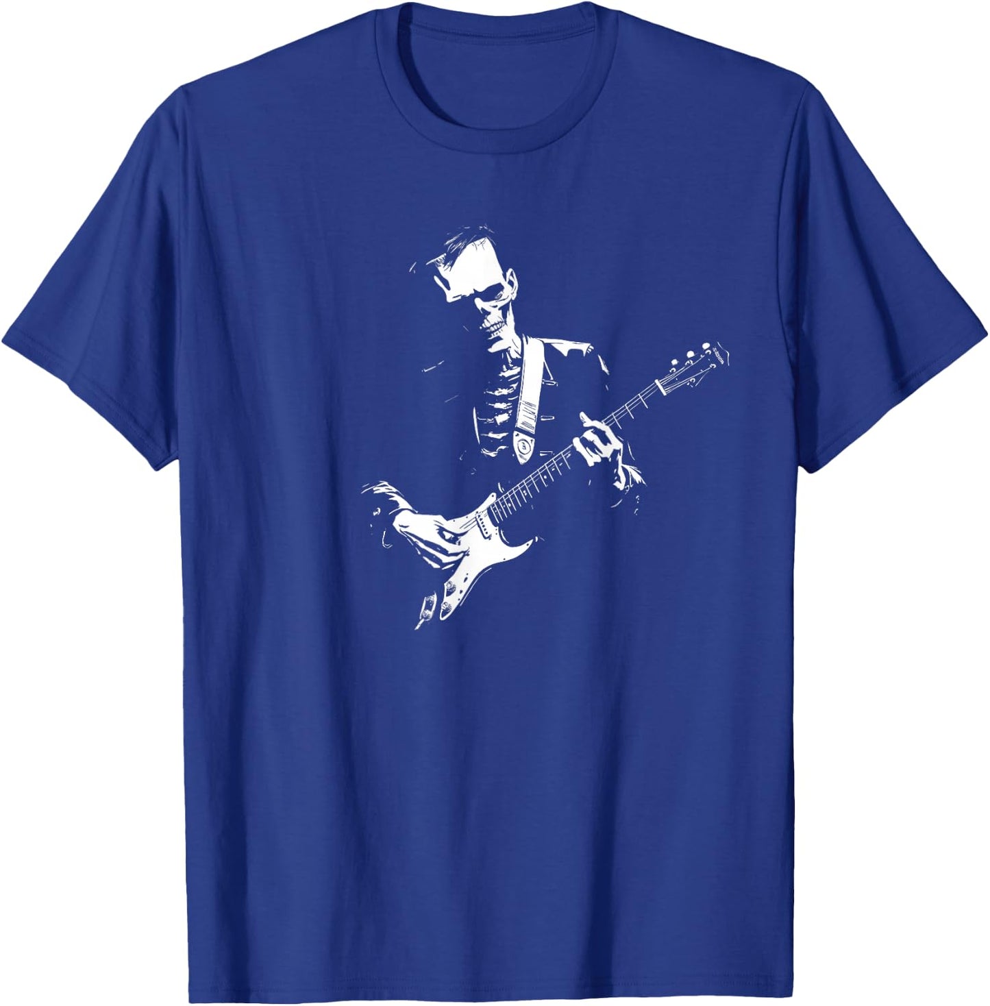 Frankenstein Guitar Player T-Shirt - T-Shirt | Royal