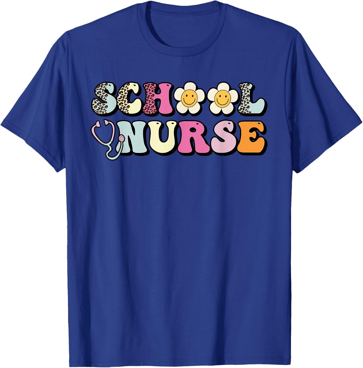 School Nurse Shirt , Nurse Appreciation T-Shirt - T-Shirt | Royal