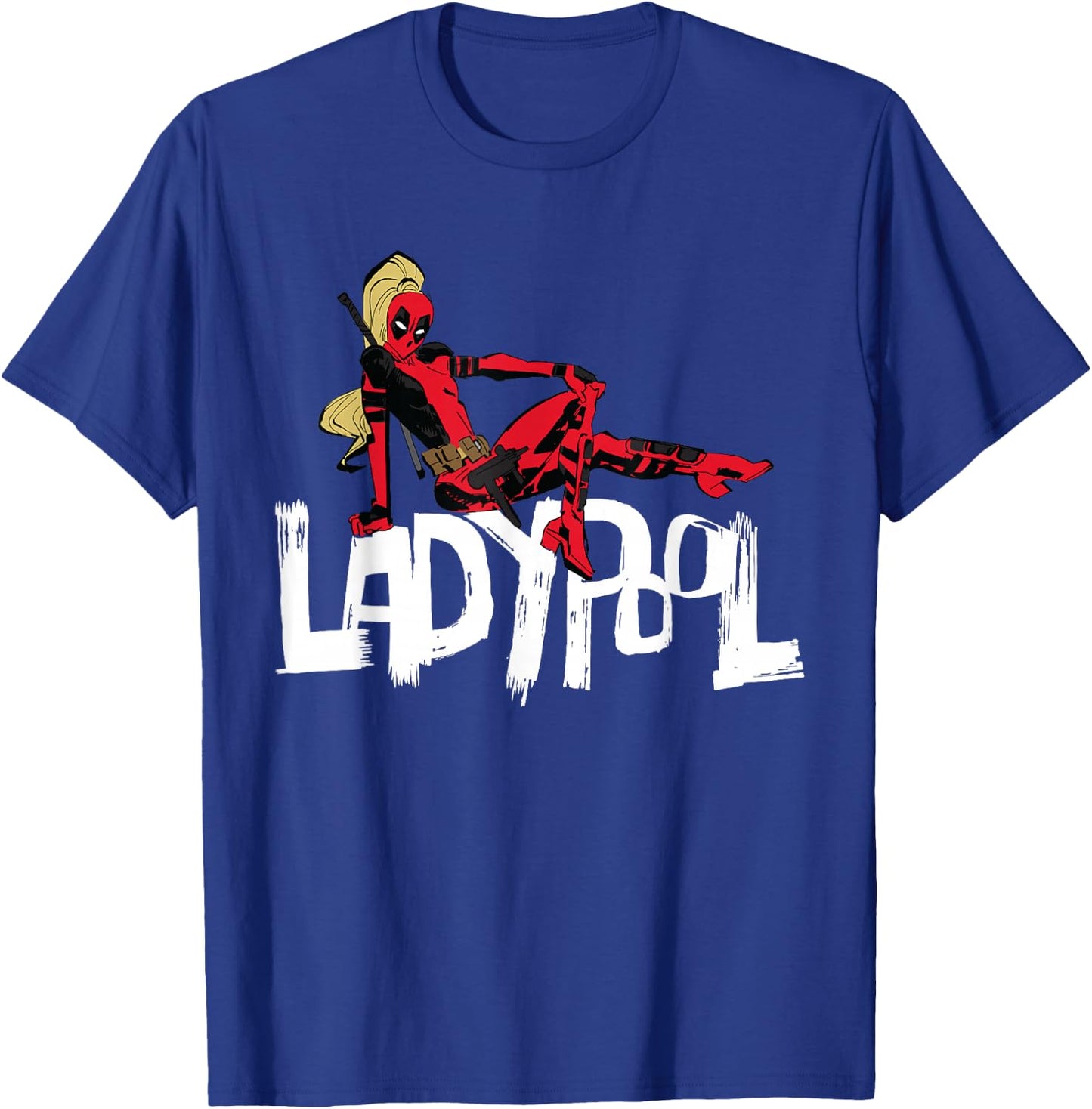 Marvel Studios Deadpool & Wolverine Ladypool Toony Art T-Shirt - T-Shirt | Royal