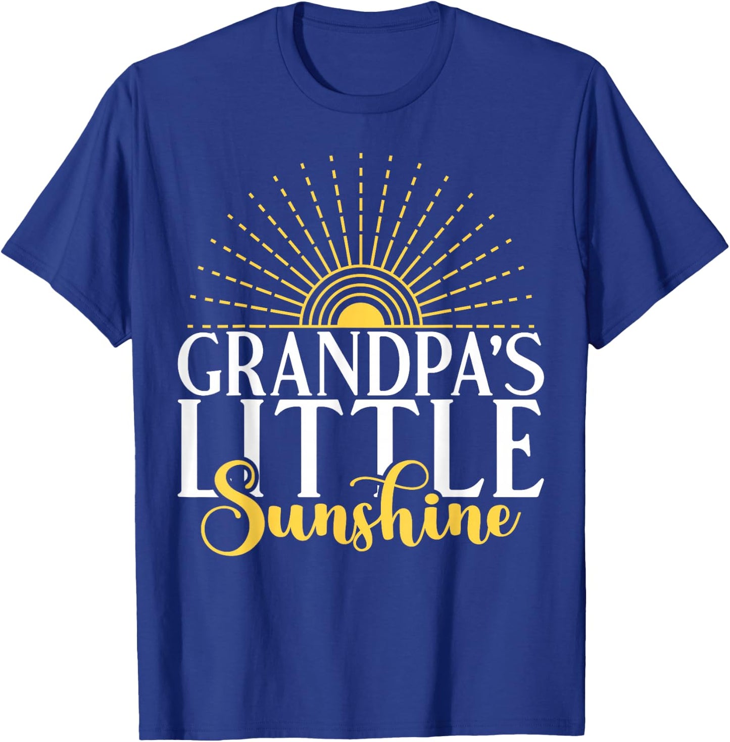Grandpas little Sunshine Grandson T-Shirt - T-Shirt | Royal