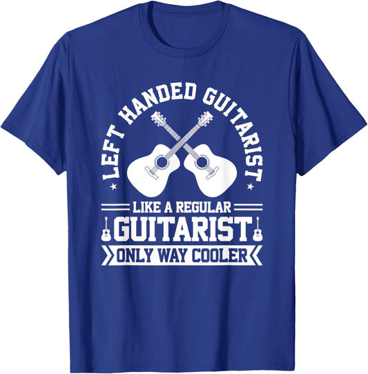 Lefty Guitar Left Handed Guitarist T-Shirt - T-Shirt | Royal