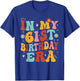 In My 61st Birthday Era Groovy Sixty - One 61 Years Old T-Shirt - T-Shirt | Royal