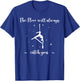 The Floor Will Catch You, Aerial Yoga, Funny Aerialist Gifts T-Shirt - T-Shirt | Royal