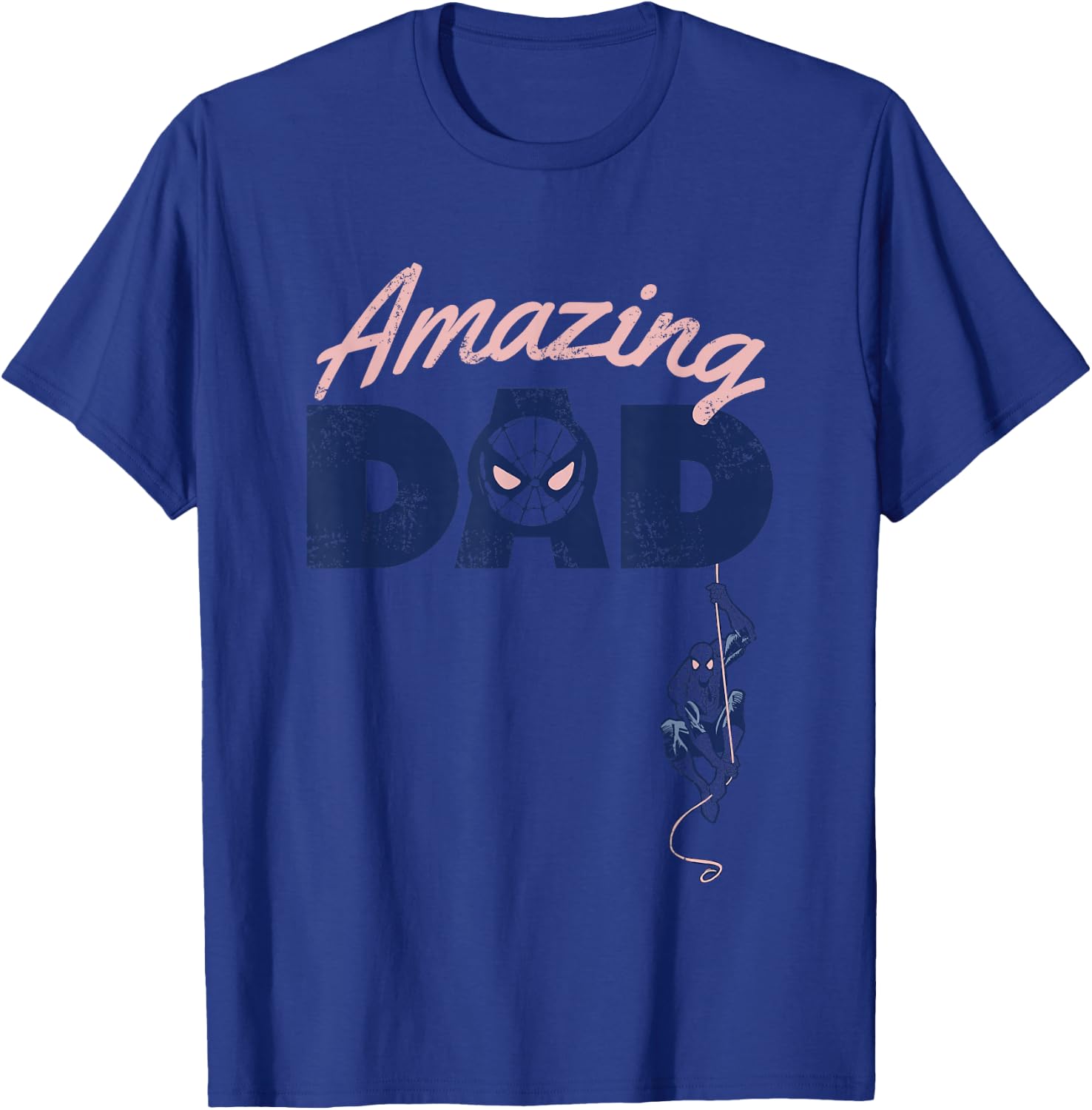 Marvel Spider-Man Father's Day Amazing Dad Retro T-Shirt - T-Shirt | Royal