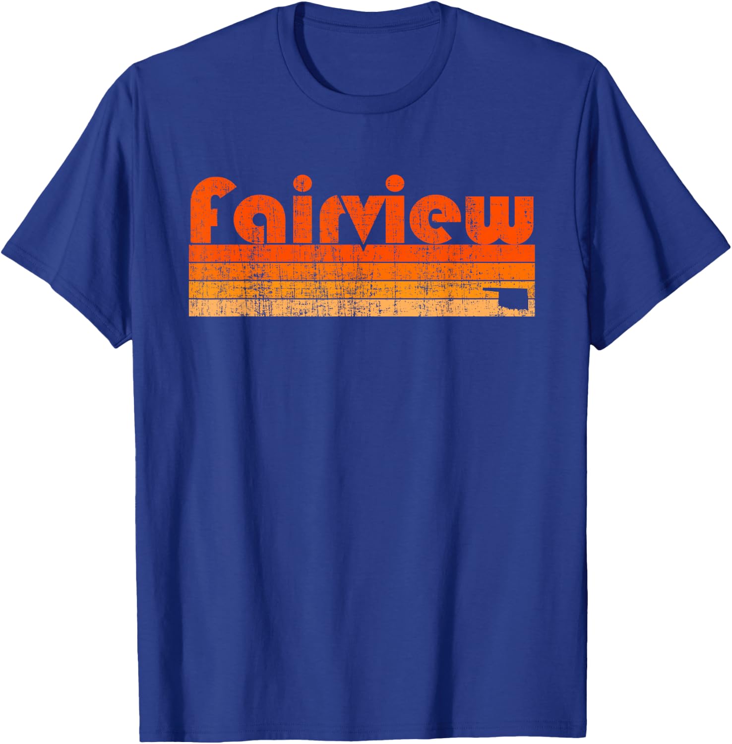 Fairview, Oklahoma Retro 80s Style T-Shirt - T-Shirt | Royal