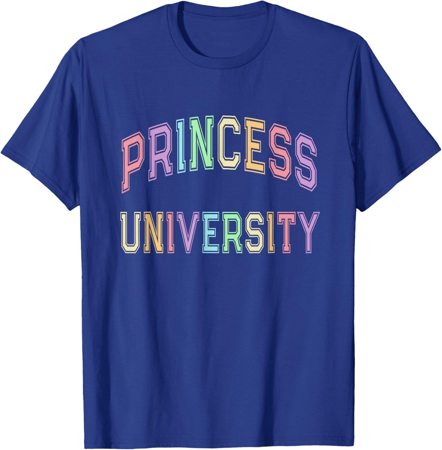 Rockstar PRINCESS UNIVERSITY Hello Bruh We Back ABCD School T-Shirt - T-Shirt | Royal