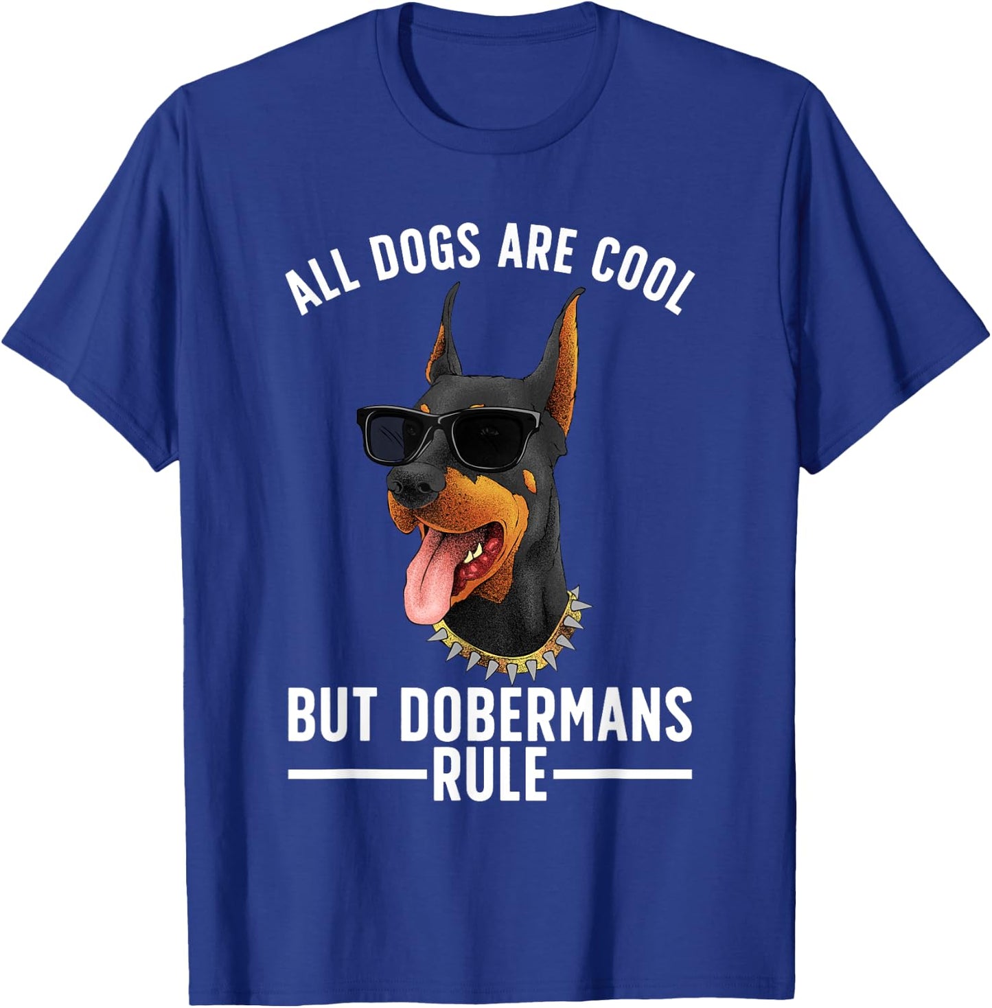 Cool Doberman Women Dobie Pinscher Puppy Dog Lovers T-Shirt - T-Shirt | Royal