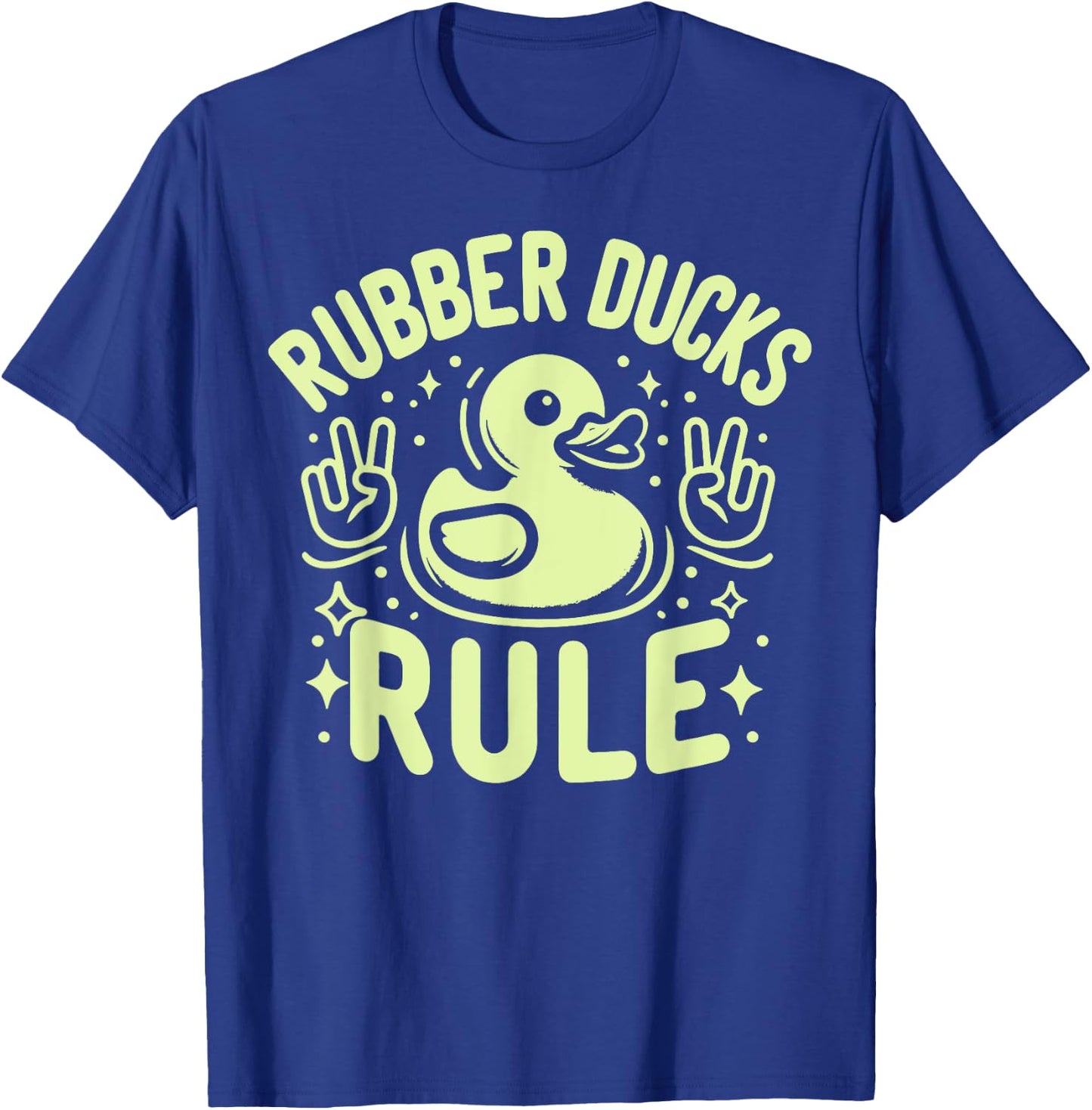 Rubber Duck Gifts Rubber Duck - -Adults & -Kids, Black, Small, Short Sleeve T-Shirt - T-Shirt | Royal