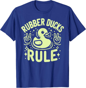 Rubber Duck Gifts Rubber Duck - -Adults & -Kids, Black, Small, Short Sleeve T-Shirt - T-Shirt | Royal