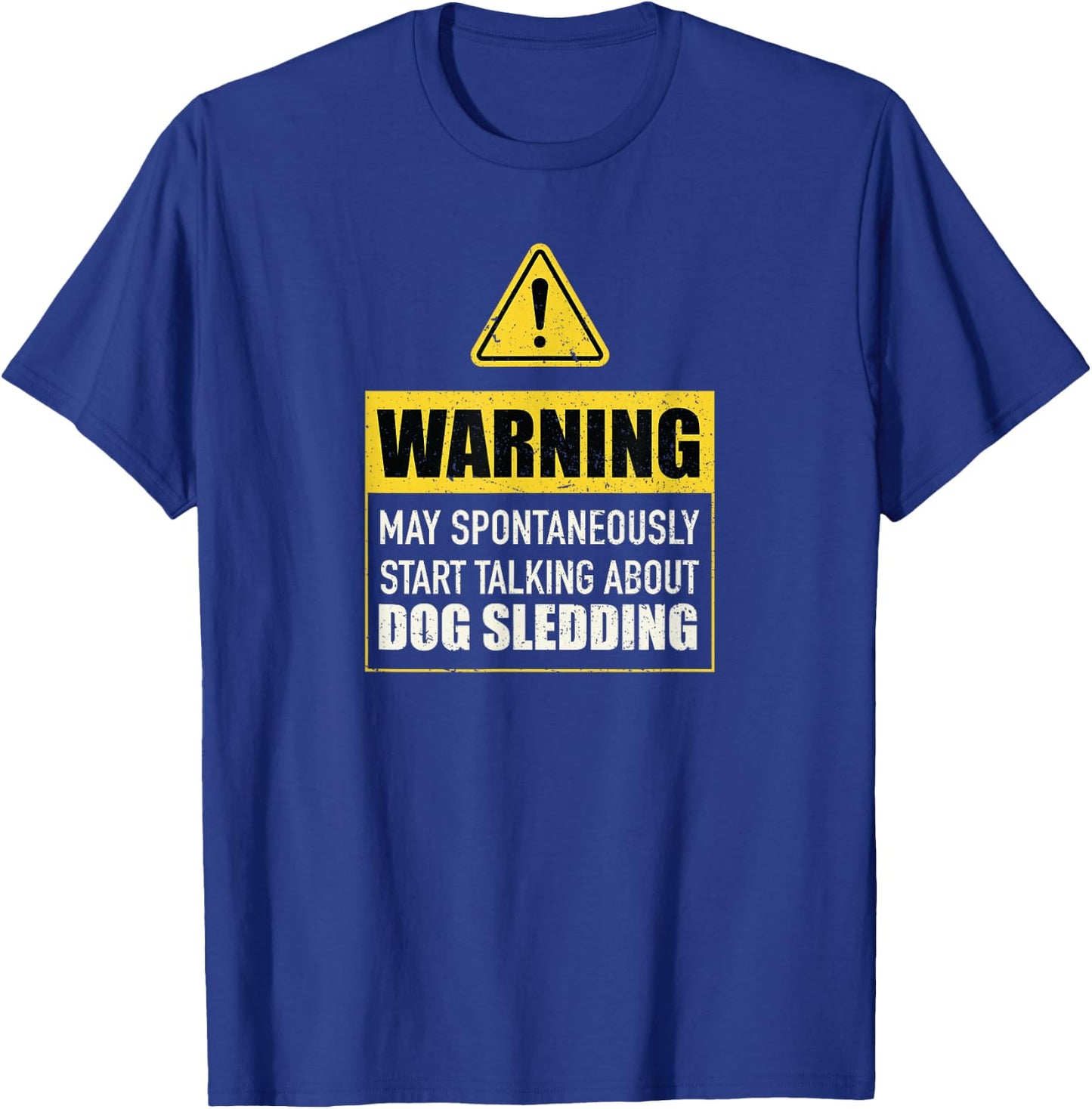Dog Sledding - Sled Dog Musher T-Shirt - T-Shirt | Royal
