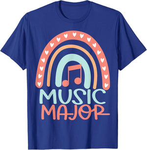 Music Major College T-Shirt - T-Shirt | Royal
