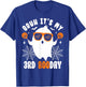 Bruh It's My 3rd Boo Day, Funny Halloween Ghost Boo Birthday T-Shirt - T-Shirt | Royal
