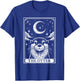 Tarot Card Vintage Crescent Moon Otter Animal Lovers T-Shirt - T-Shirt | Royal