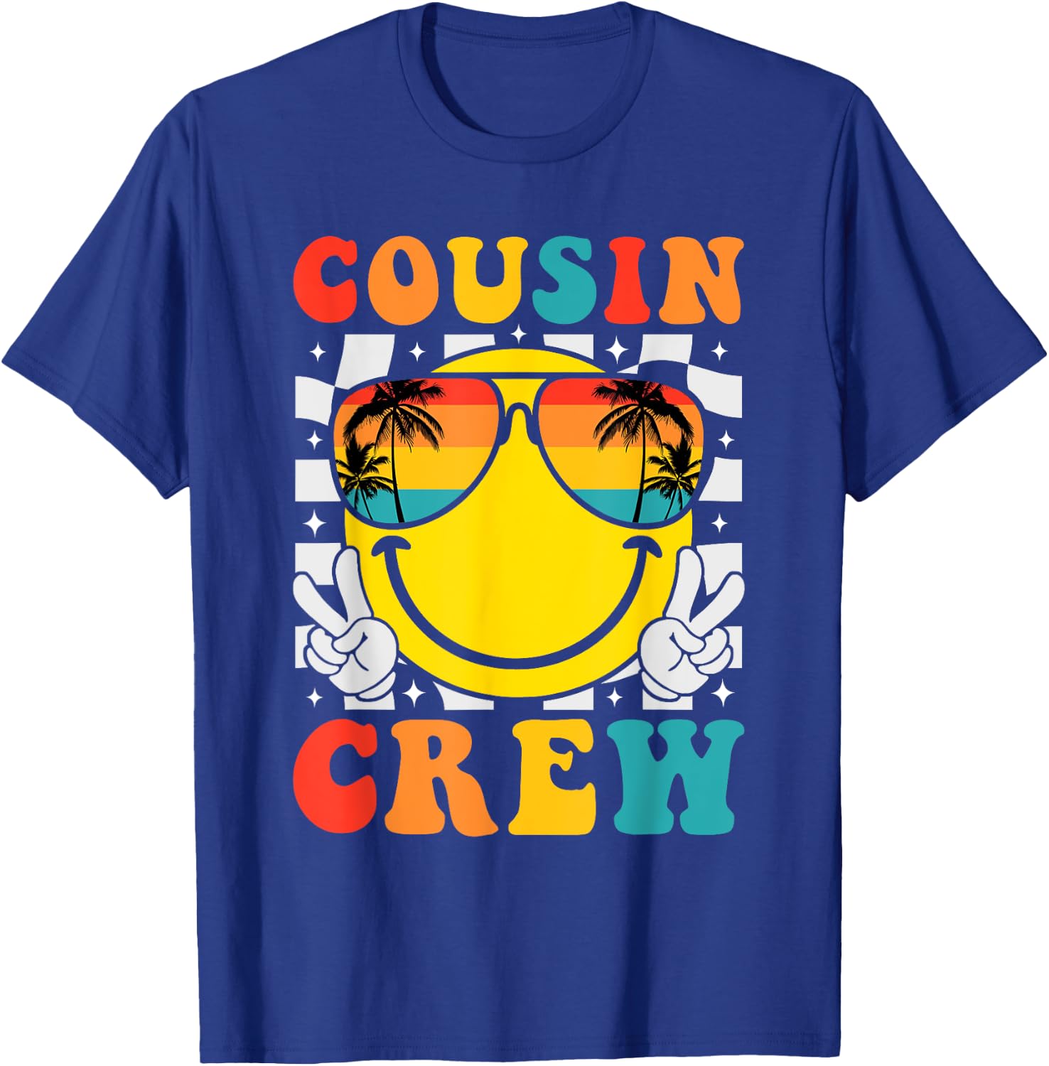 Cousin crew 2025 Summer Vacation Beach Family Trips Matching T-Shirt - T-Shirt | Royal