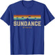 Sundance Wyoming Vintage Mountains Hiking Camping Retro T-Shirt - T-Shirt | Royal