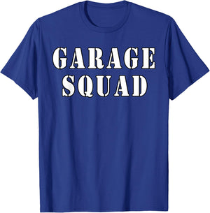 Garage Squad Cars Engineer Mechanic T-Shirt - T-Shirt | Royal